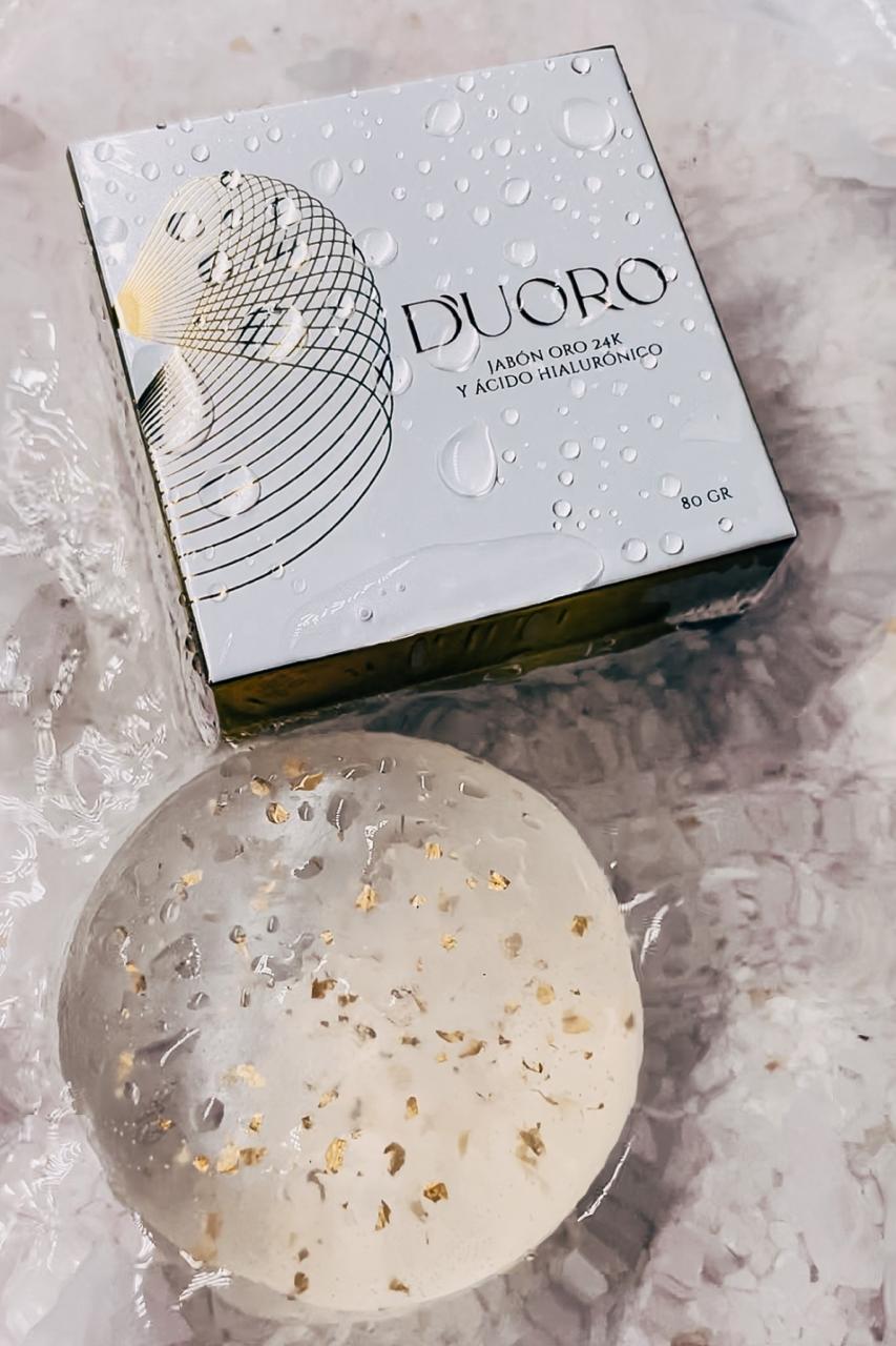 Jabón con Oro Cosmético 24K DUORO