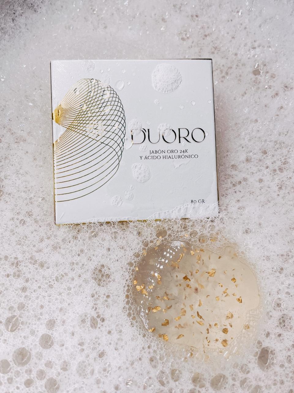 Jabón con Oro Cosmético 24K DUORO