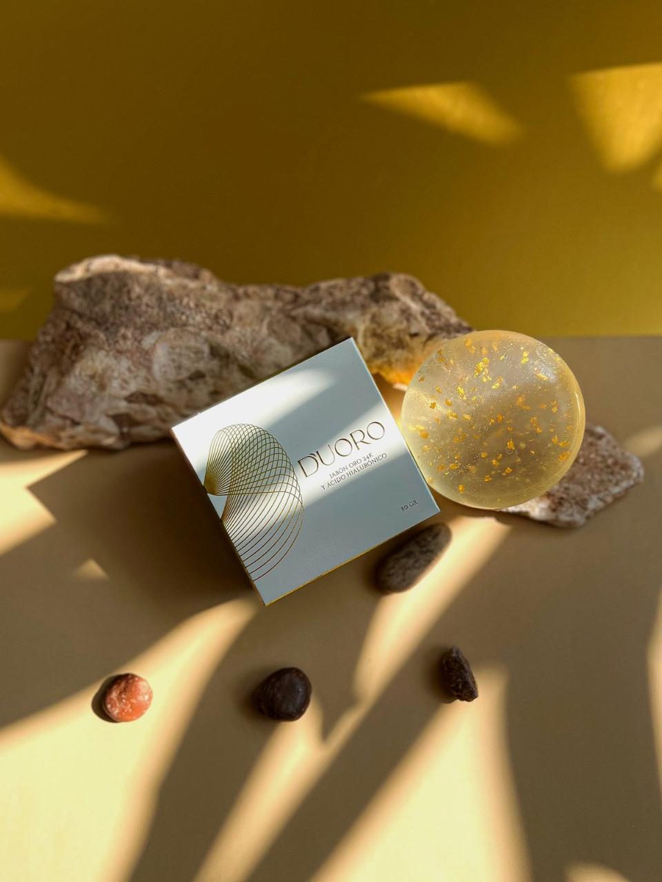 Jabón con Oro Cosmético 24K DUORO