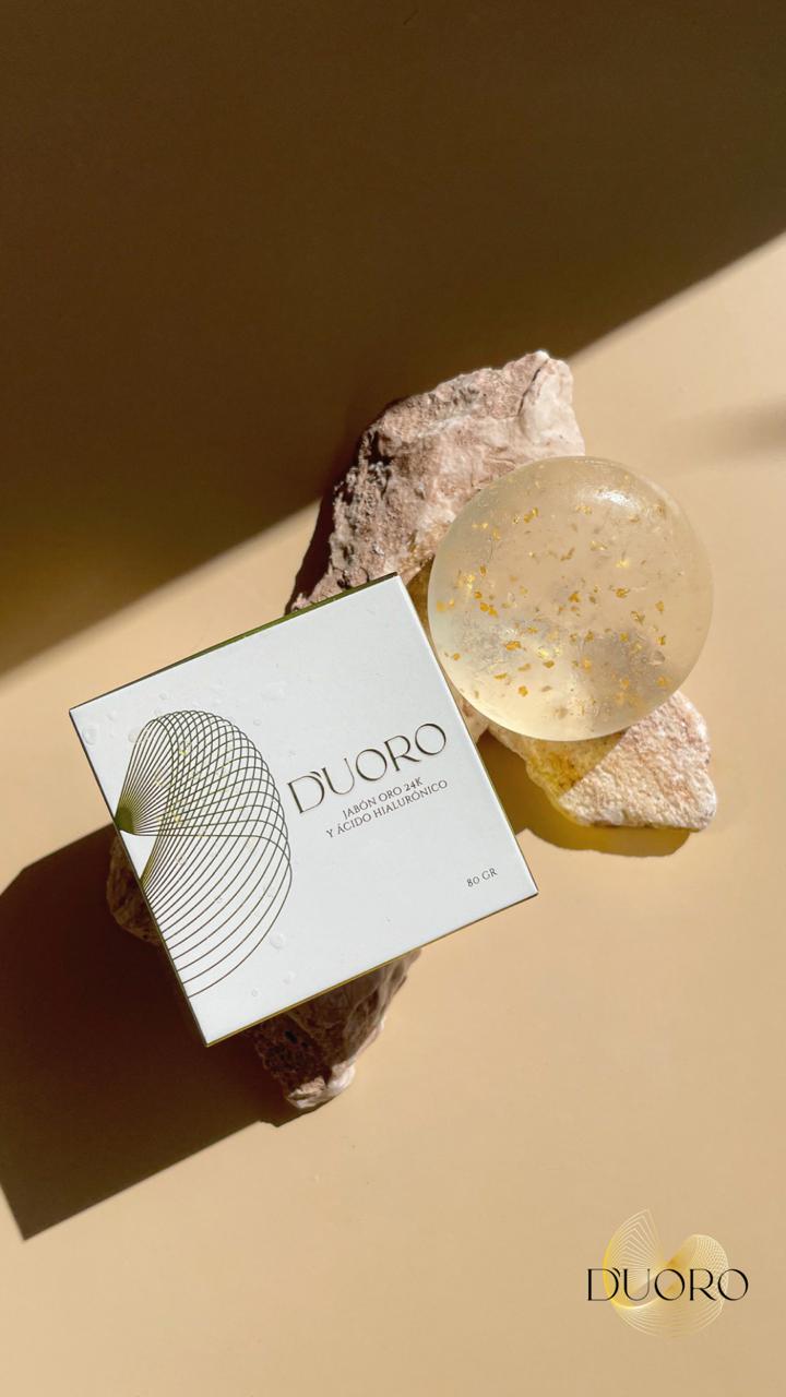 Jabón con Oro Cosmético 24K DUORO - ORIGINAL