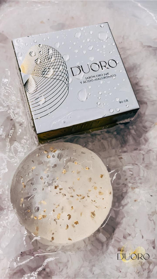 Jabón con Oro Cosmético 24K DUORO Original
