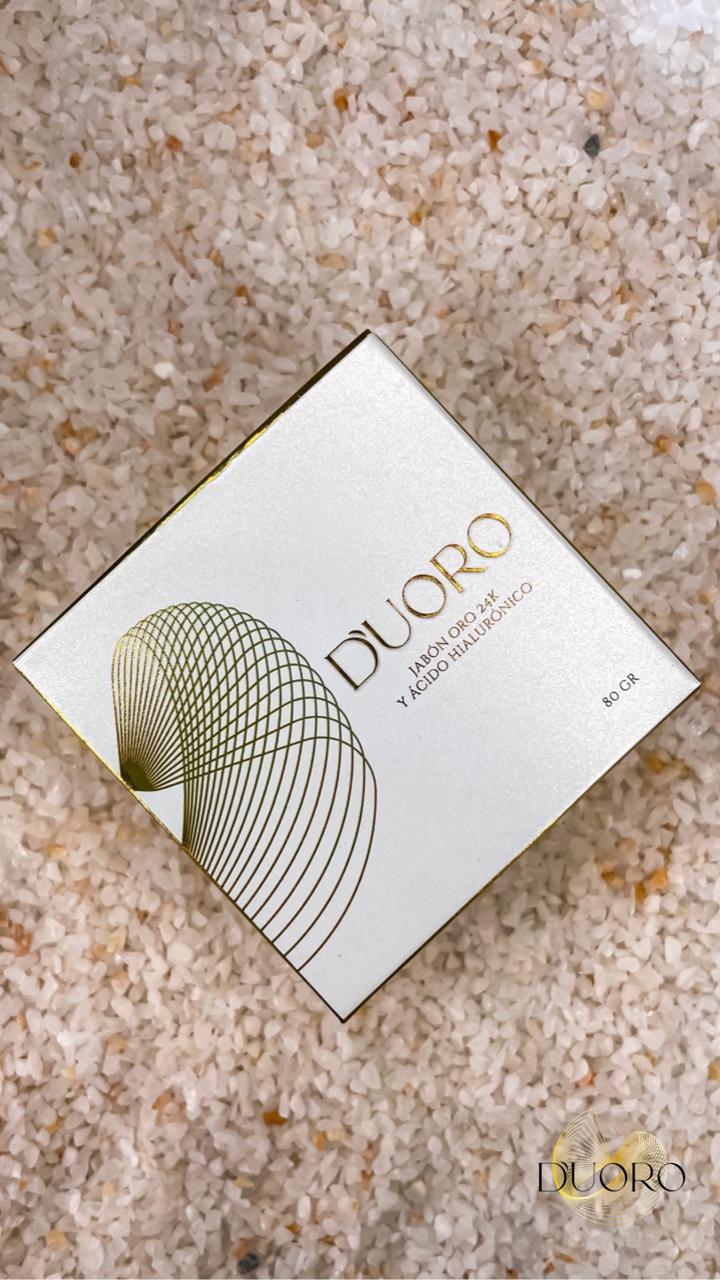 Jabón con Oro Cosmético 24K DUORO - ORIGINAL