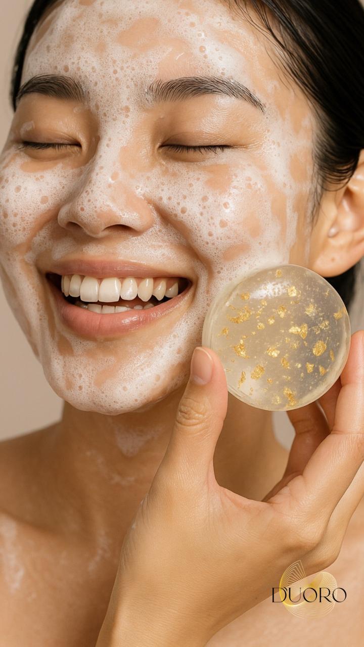 Jabón con Oro Cosmético 24K DUORO - ORIGINAL