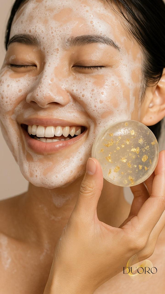Jabón con Oro Cosmético 24K DUORO Original